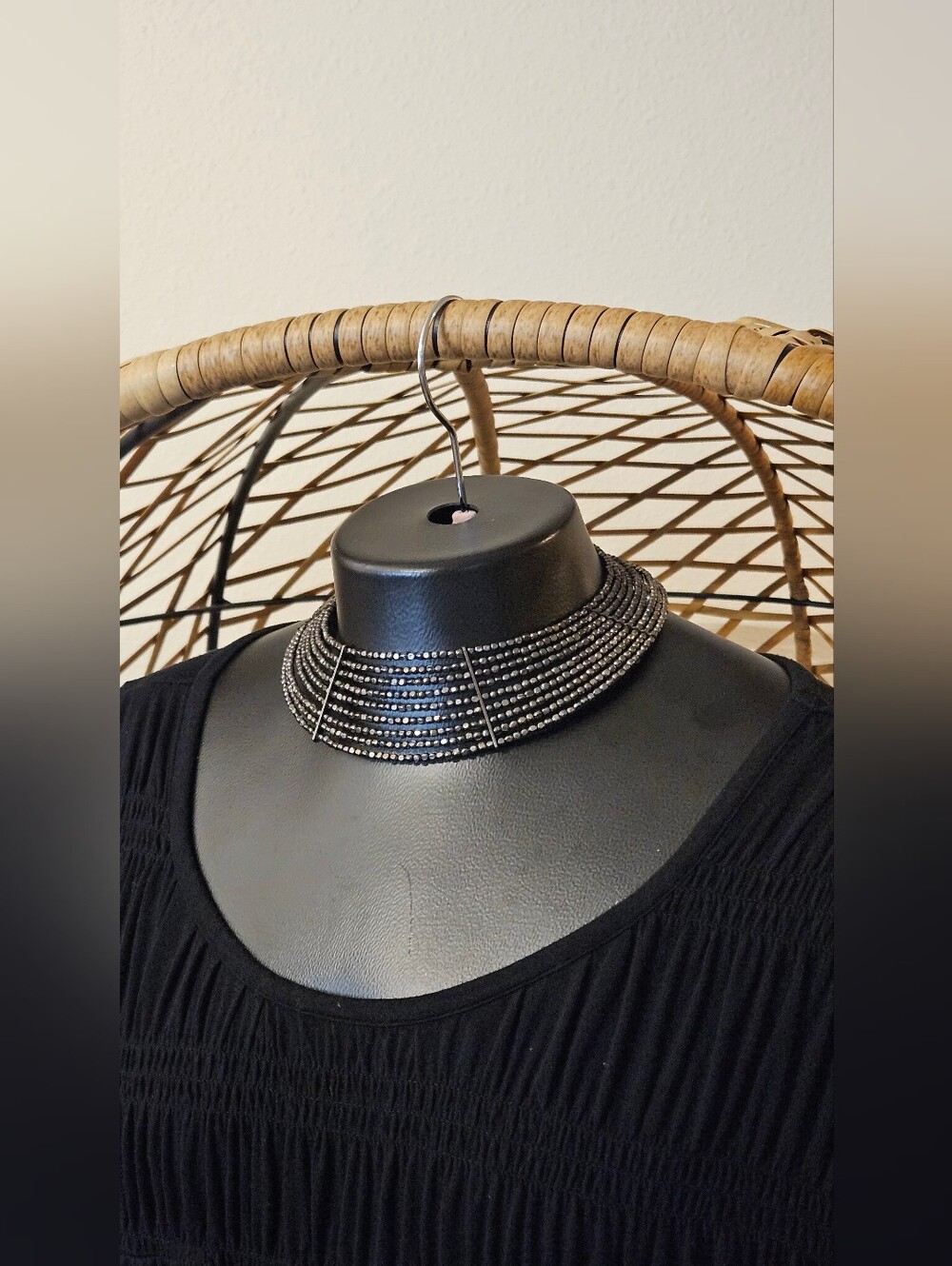 Polished Gunmetal Choker